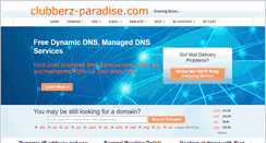 Desktop Screenshot of clubberz-paradise.com