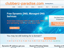 Tablet Screenshot of clubberz-paradise.com